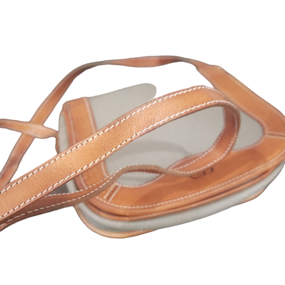 Dior Tan and Cream Shoulder Bag - Picture 8 of 12